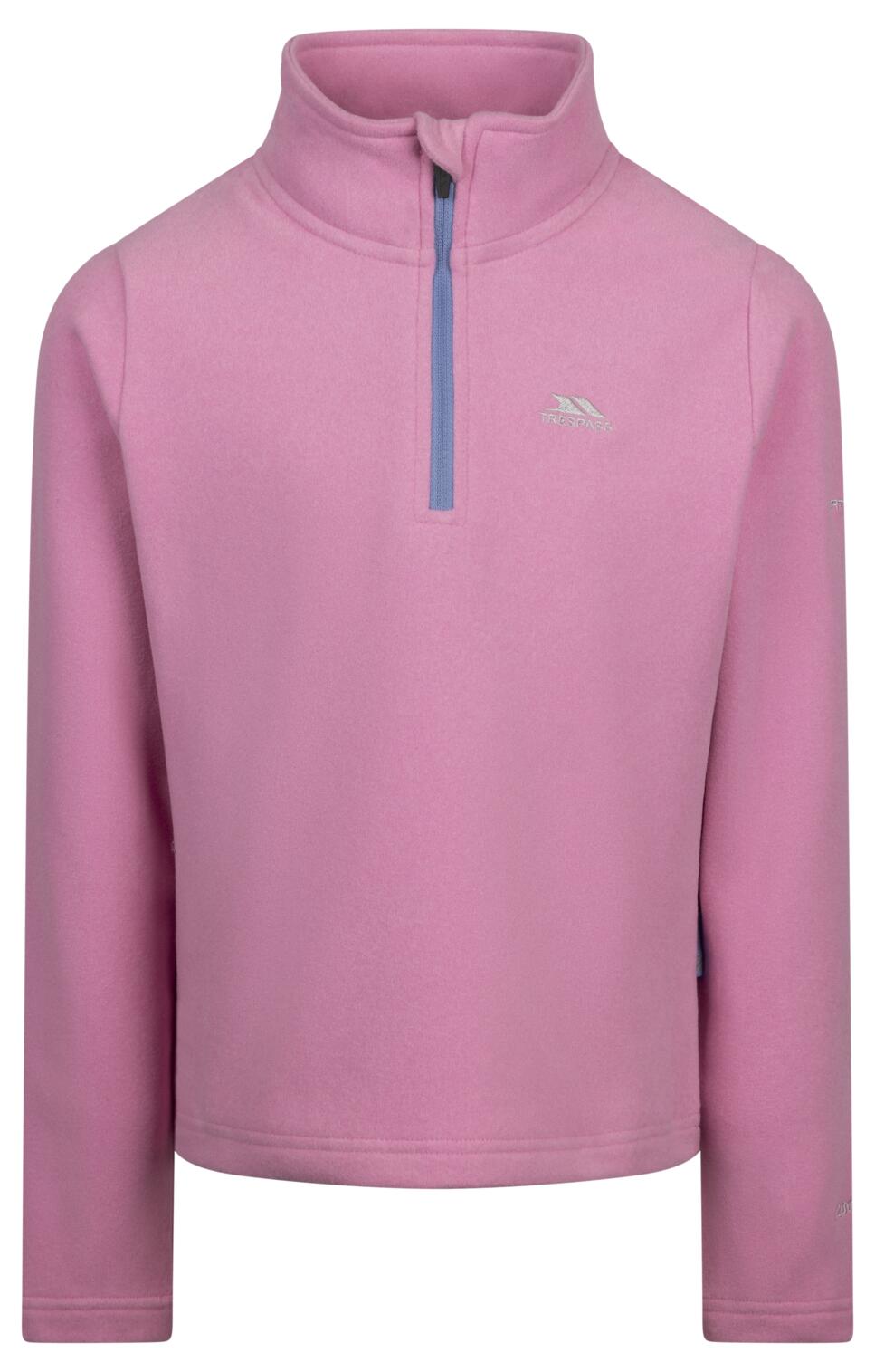 Trespass Nollan polaire microfibre unisexe demi-zip - Sweetpink 1/1