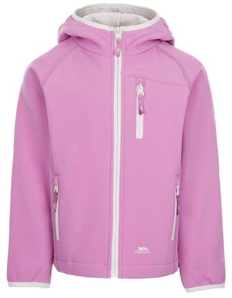Trespass Kian Veste Softshell Enfant - Rose profond