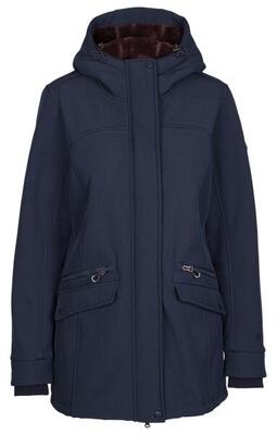 Trespass anza - dames softshell jkt navy marl