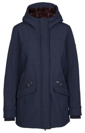 Trespass Anza Damen Softshell-Jacke lang - Blue marl
