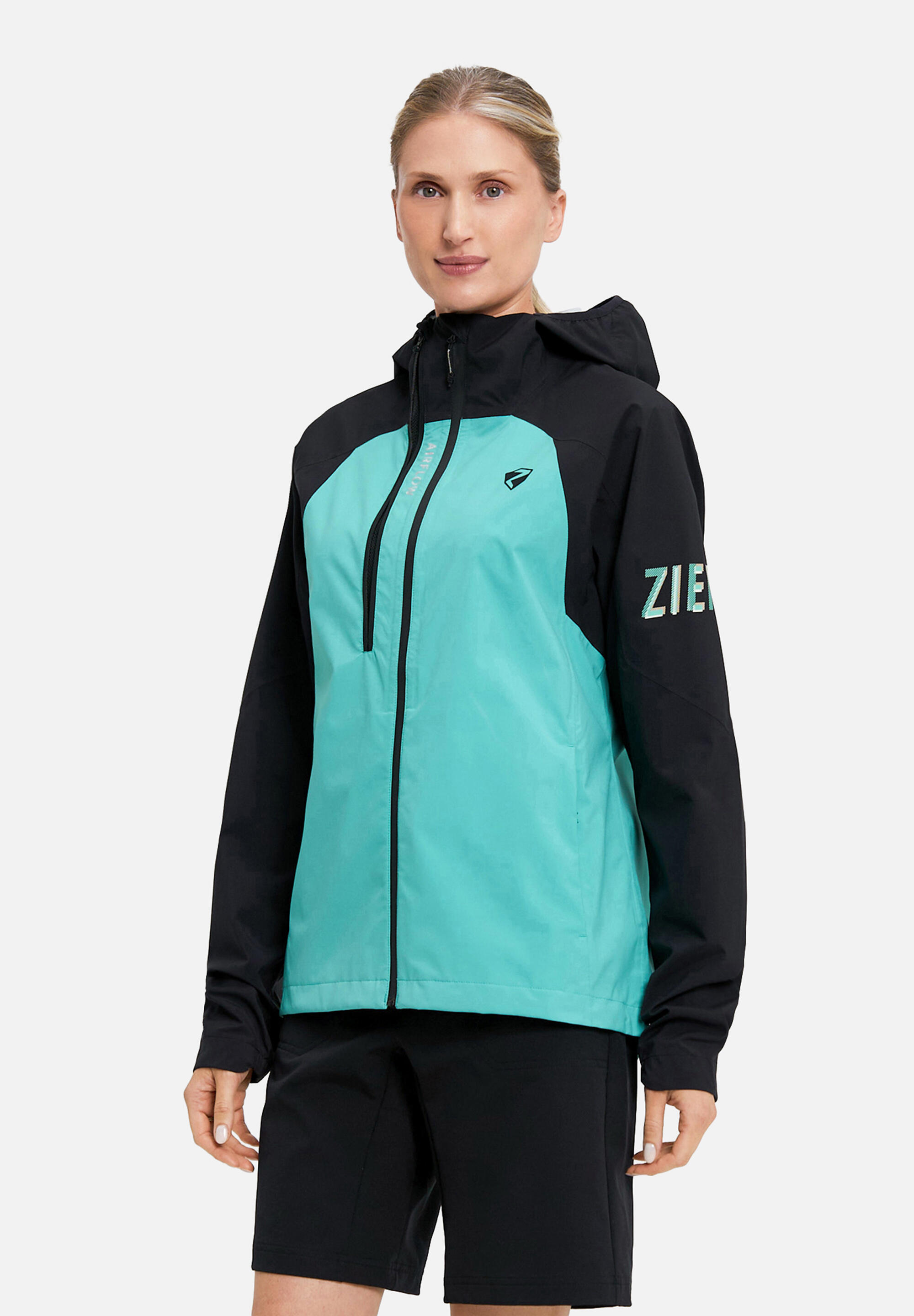Fahrradjacke NEHLE-Z petrol atmungsaktiv wasserdicht winddicht 5/5