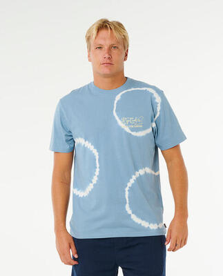 Rip curl pacific rinse fin tee - faded denim