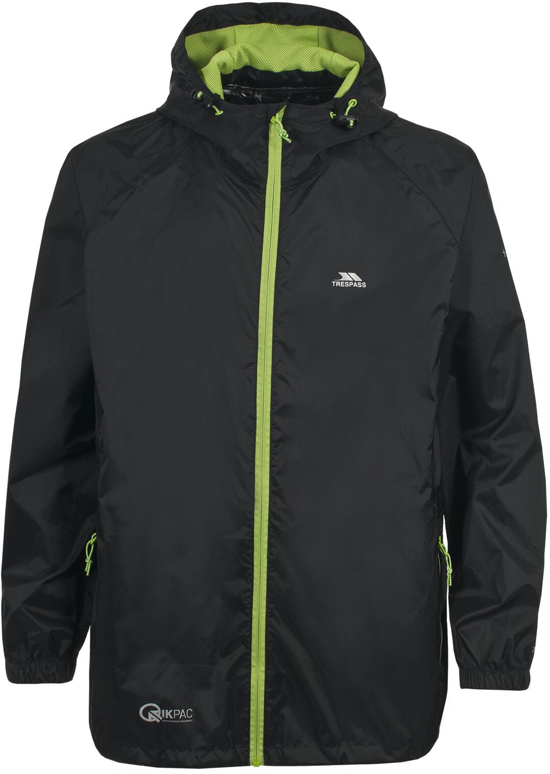 Kurtka Trespass Qikpac - unisex Packaway Jkt Black 1/1