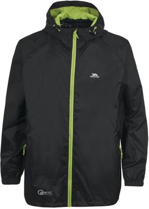 Veste imperméable compacte Trespass Qikpac - Unisexe Noir