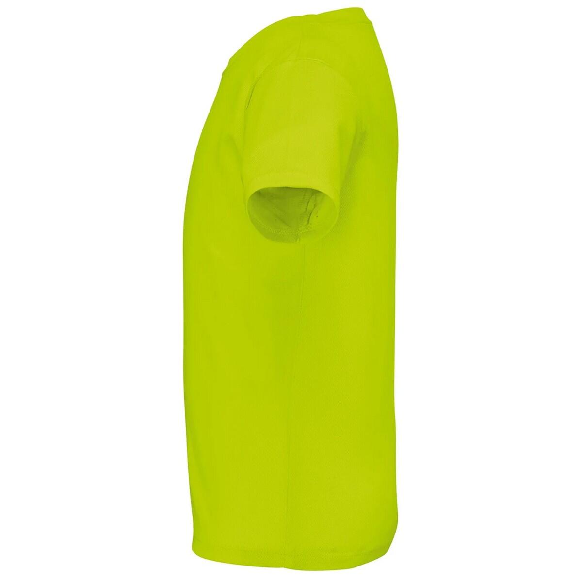 Tshirt De Sport SPRINT Enfant (Jaune Néon) 3/4