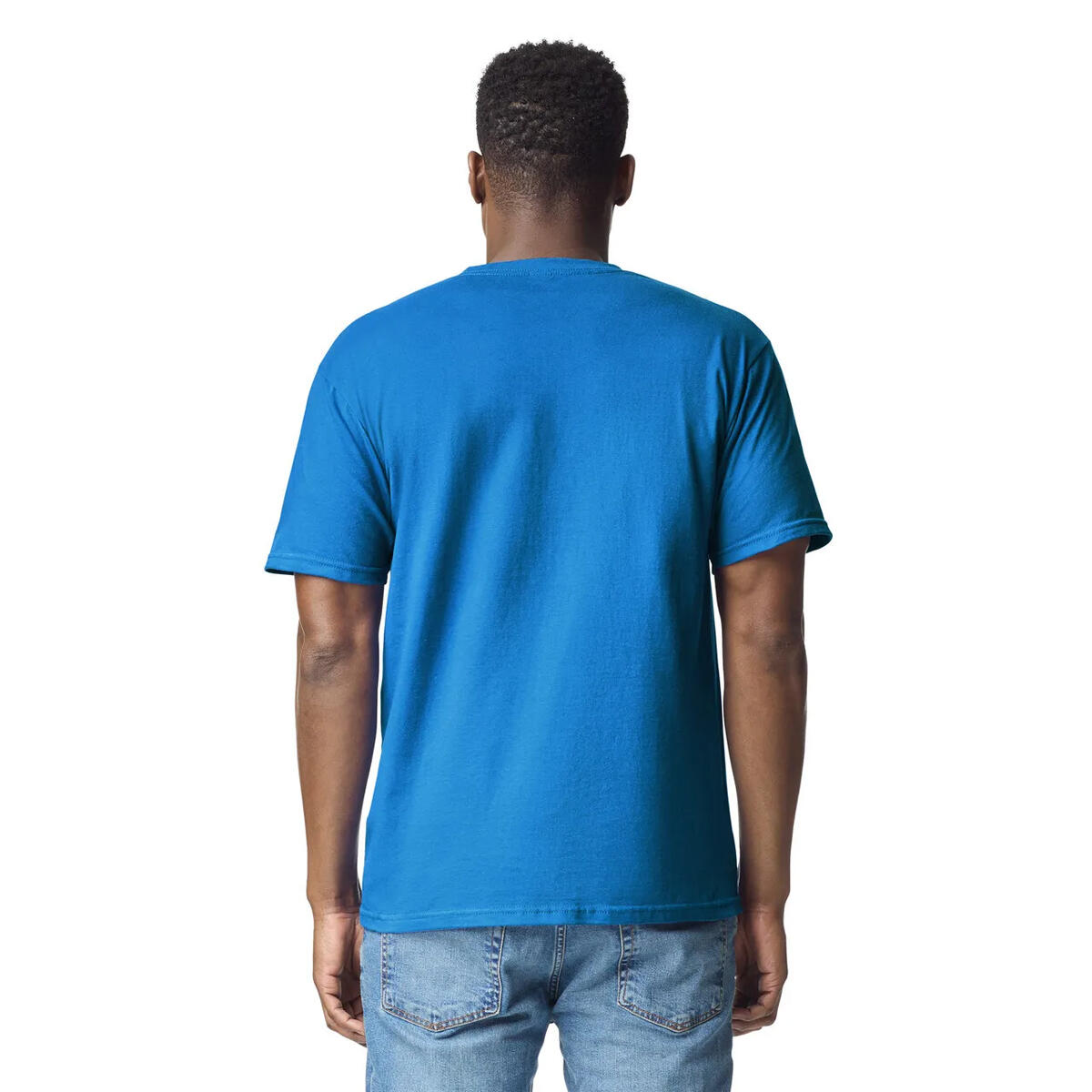 Mens Softstyle Midweight TShirt (Royal Blue) 3/3