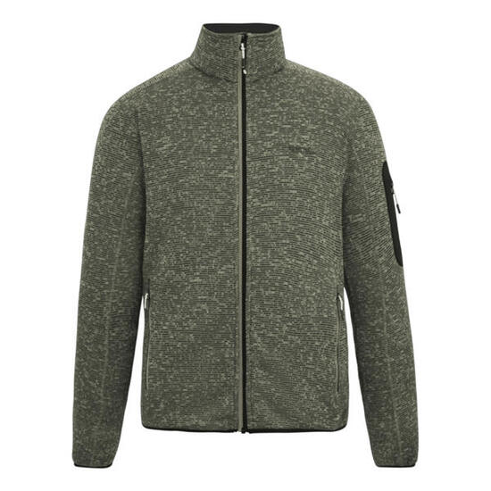 Bluza Polarowa Męska Melanżowy Pełen Suwak Newhill
