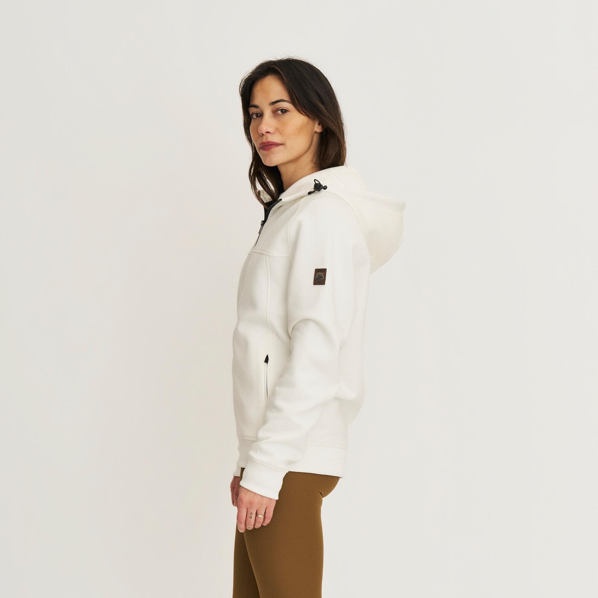 Silje Femme - Gilet outdoor - Sweat - Blanc cassé 2/7