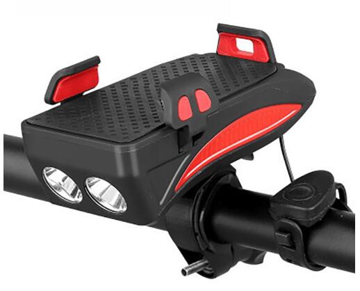 Far 2 leduri, suport bicicleta, 5 melodii, incarcator telefon
