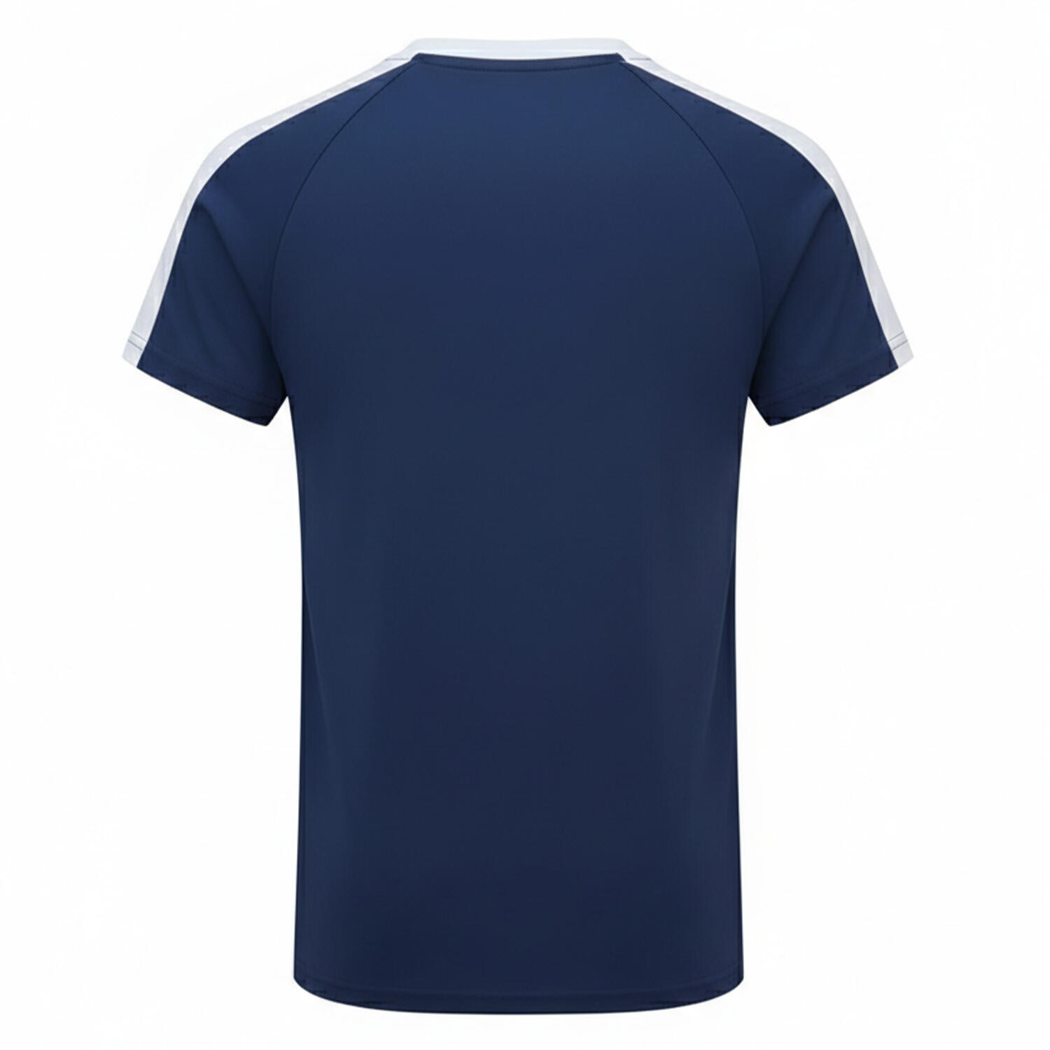 Childrens/Kids Performance Contrast TShirt (Navy/White) 2/2