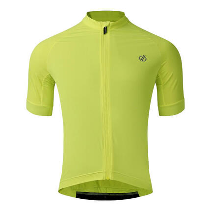 Maillot De Cyclisme Manches Courtes LIGHTNING Homme (Jaune Fluo)