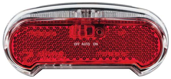Axa Riff fanale posteriore a batterie LED con guida luminosa 50/80 mm