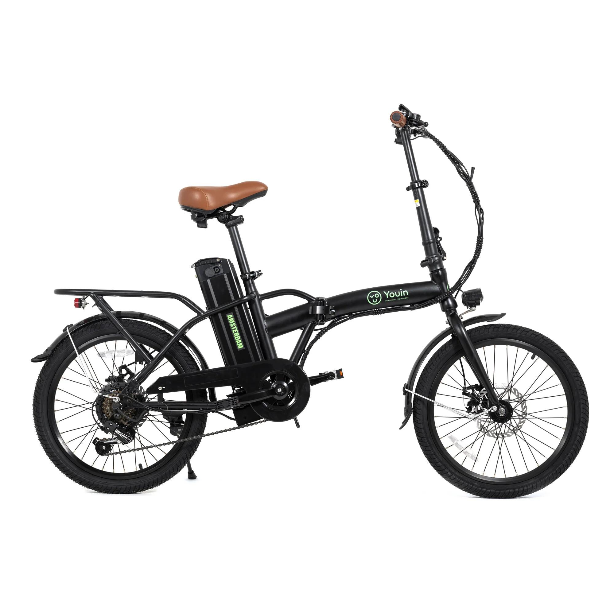 Bicicleta eléctrica Youin Amsterdam plegable urbana 250W 45km Segunda vida 3/6