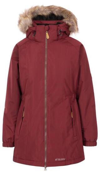 Trespass Celebrity veste femme capuche amovible Dark Cherry