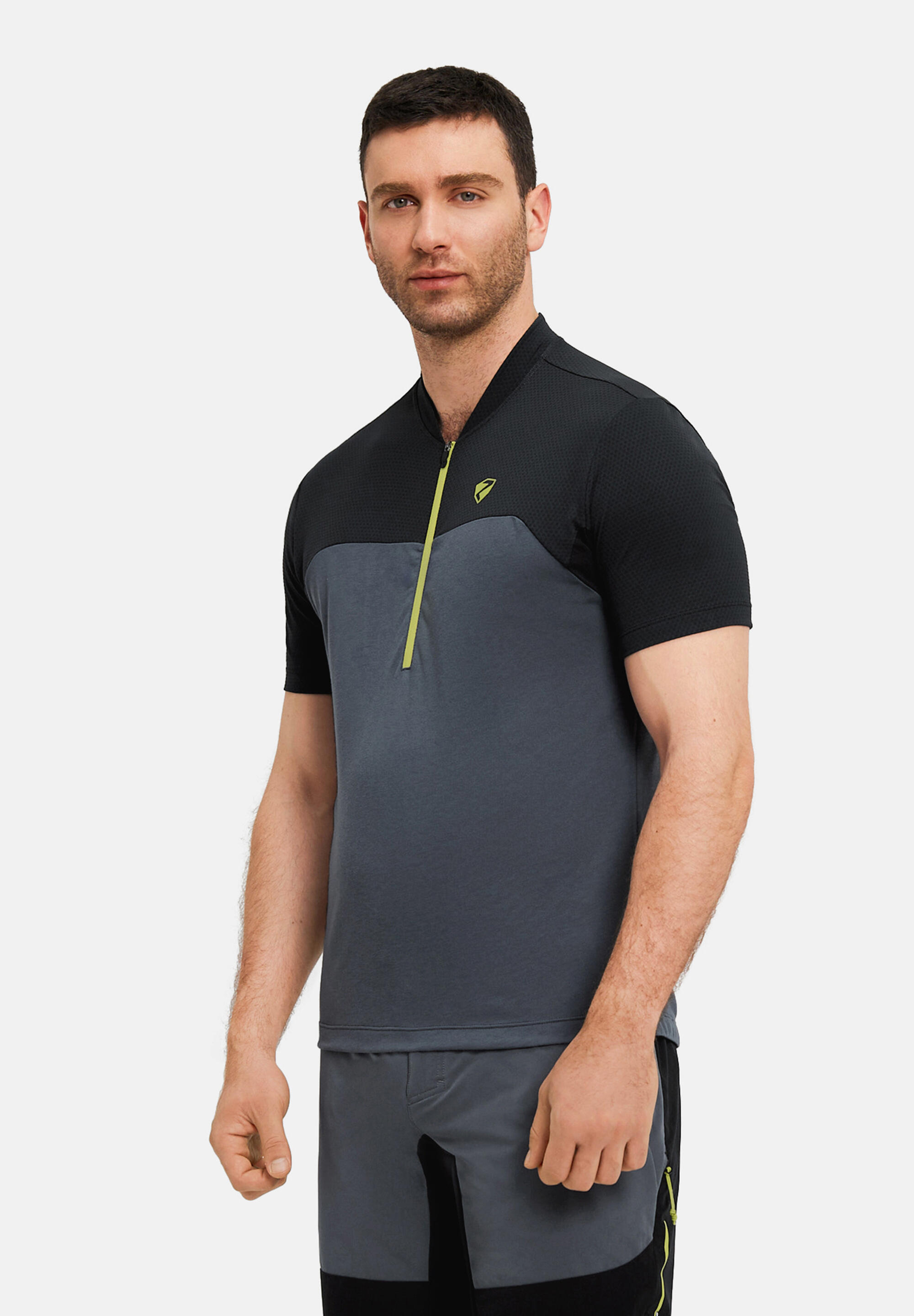 Kurzärmeliges Radtrikot NARIUS-Z grau 5/5