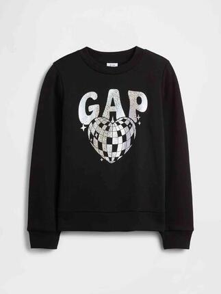 Sweat Gap fille logo noir
