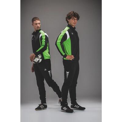 Erima celebration 125 trainingsjack junior - zwart/groen gecko