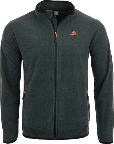 Herren-Fleece-Sweatshirt Athl.dpt Maximilian Grey