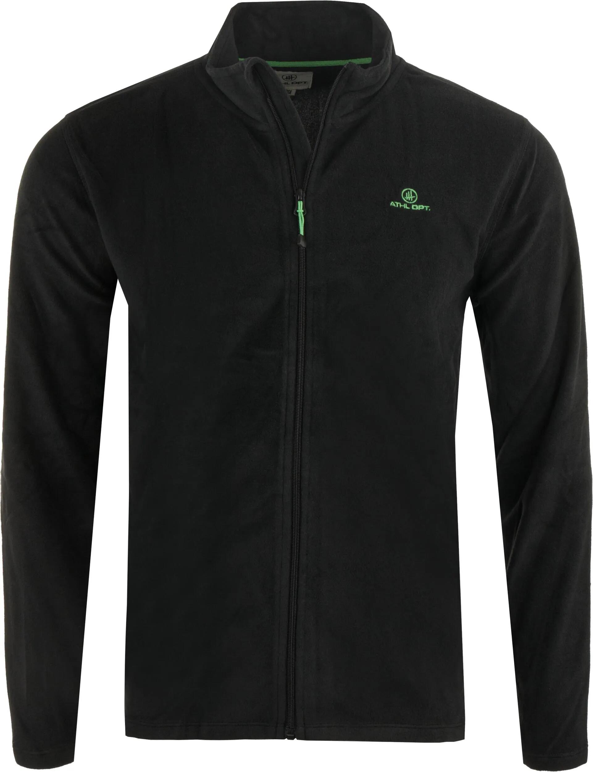 Sweat-shirt Athl. dpt Jurassic homme microfleece, noir 1/1