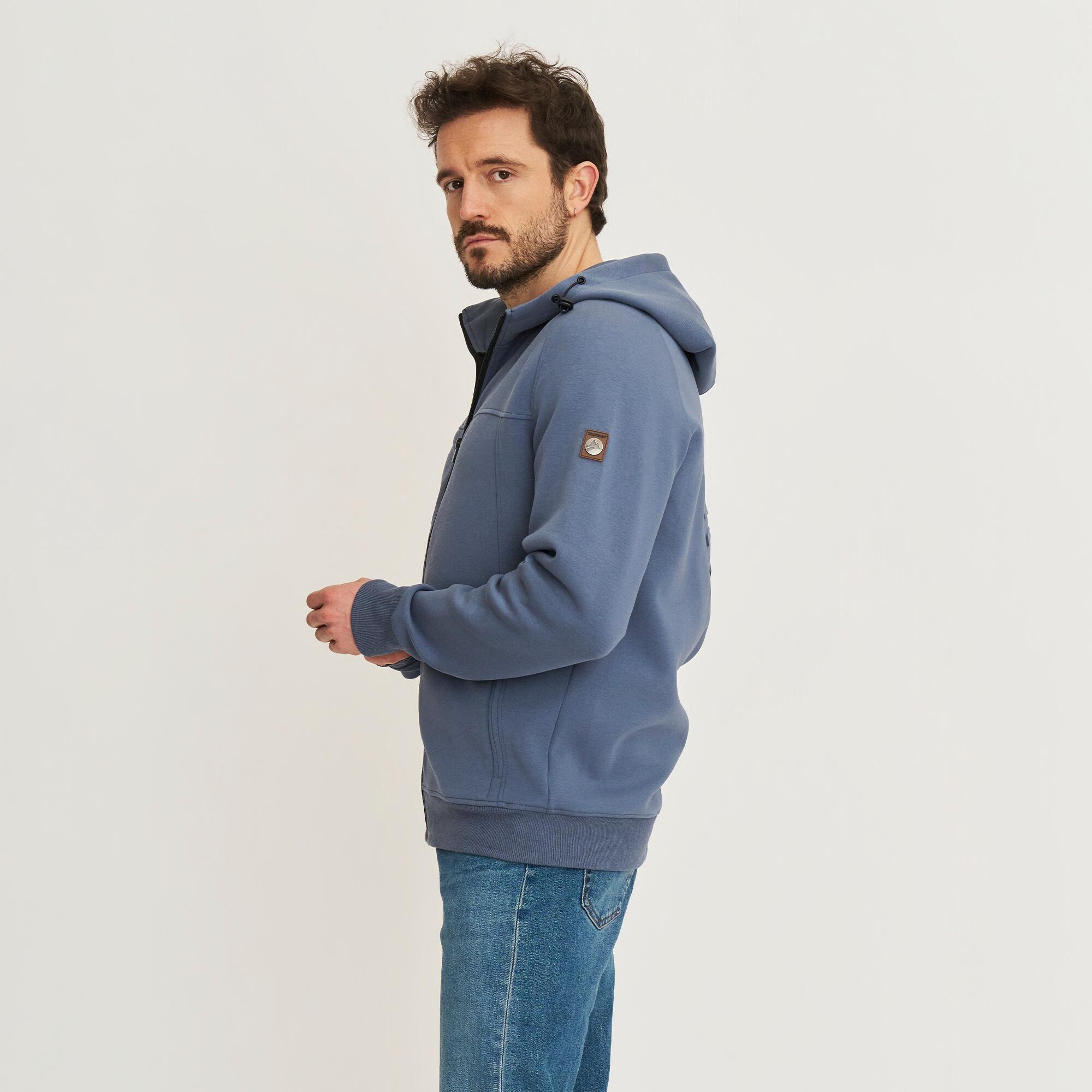 Stig Heren - Outdoorvest - Sweater - Blauw 3/7