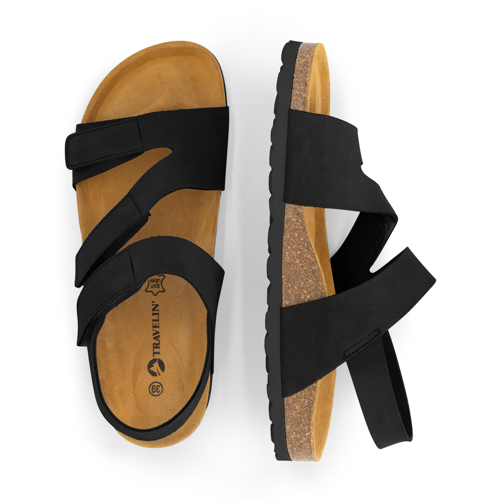 Harvik Donna - Sandali - Camoscio - Nero 4/5