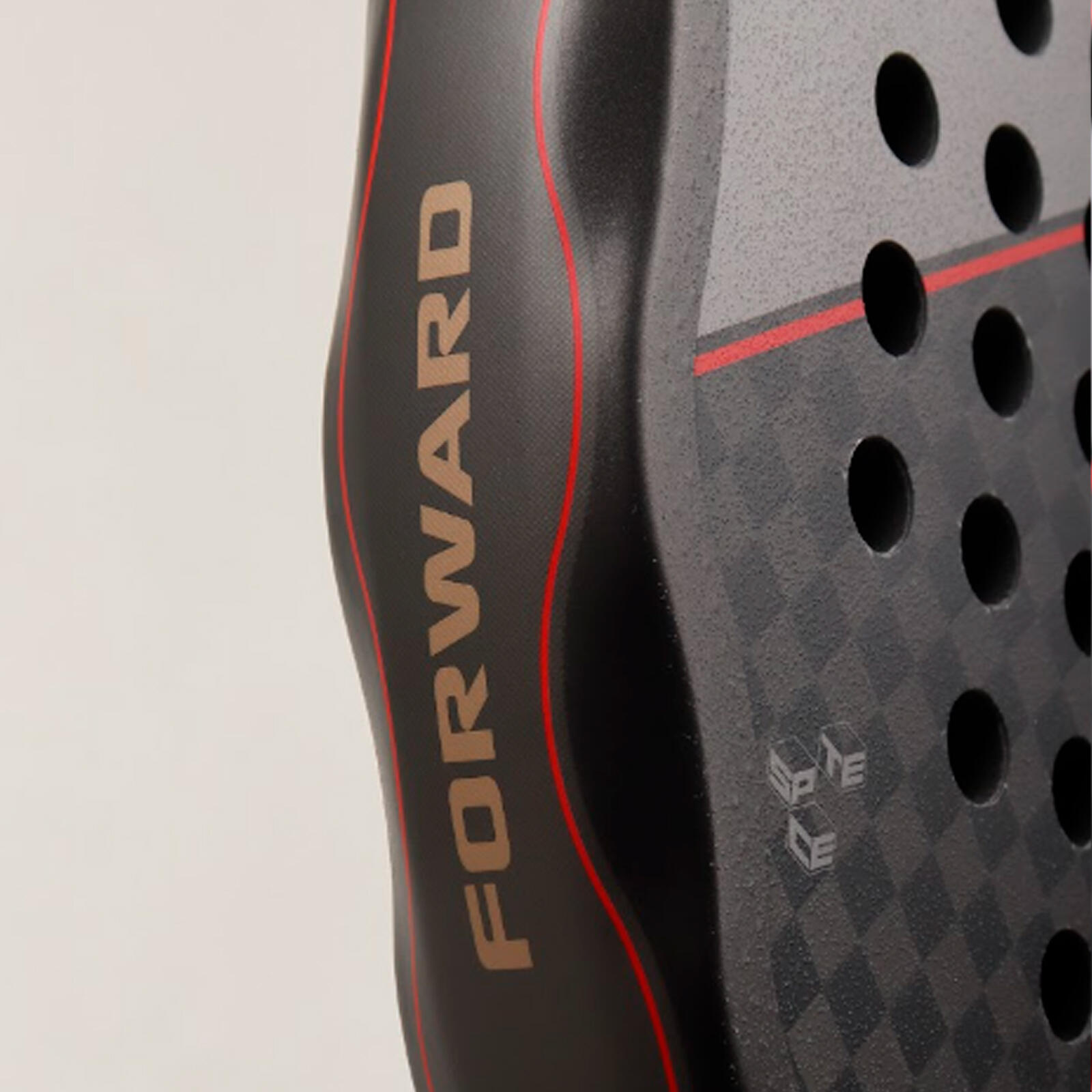 Raquete de padel FORWARD 12K carbono, formato gota, potência e controlo 4/7
