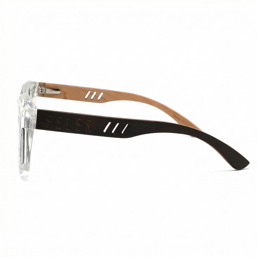 Occhiali da Sole Feler 1588-11 Polarizzati in Legno Unisex 59 mm 3/4