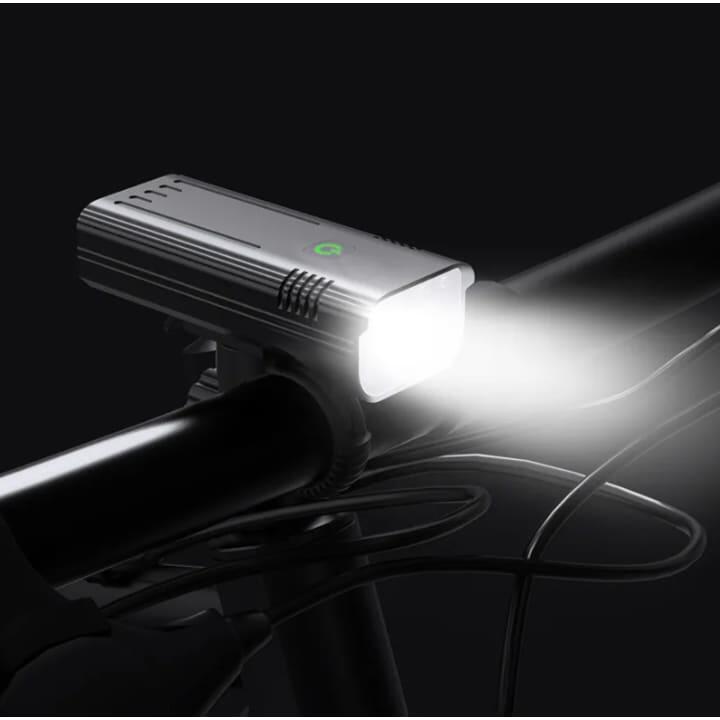 Far aliaj 8 LED, 450 lumeni, 5 moduri luminare, baterie 5200 mAh