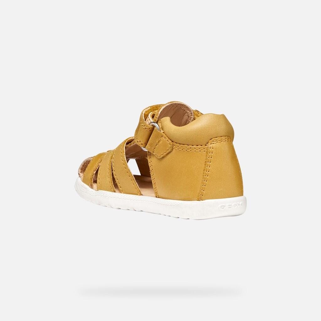 Sandales Bébé Garçon B SANDAL MACCHIA BOY Ocre 5/7