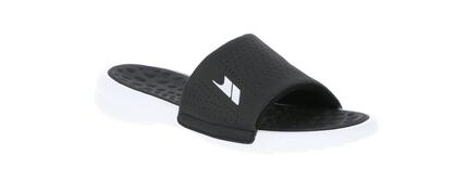 Sandales Slide homme Trespass, noir/blanc