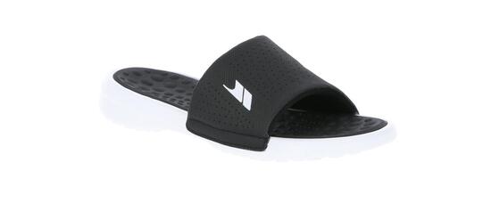 Sandales Slide homme Trespass, noir/blanc