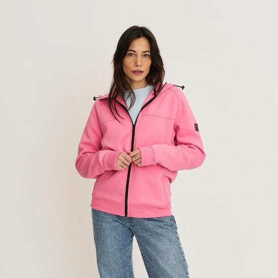 Silje Damen - Outdoor Strickjacke - Sweater - Rosa