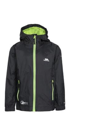 Trespass Qikpac Veste Enfant Imperméable Pliante Noire
