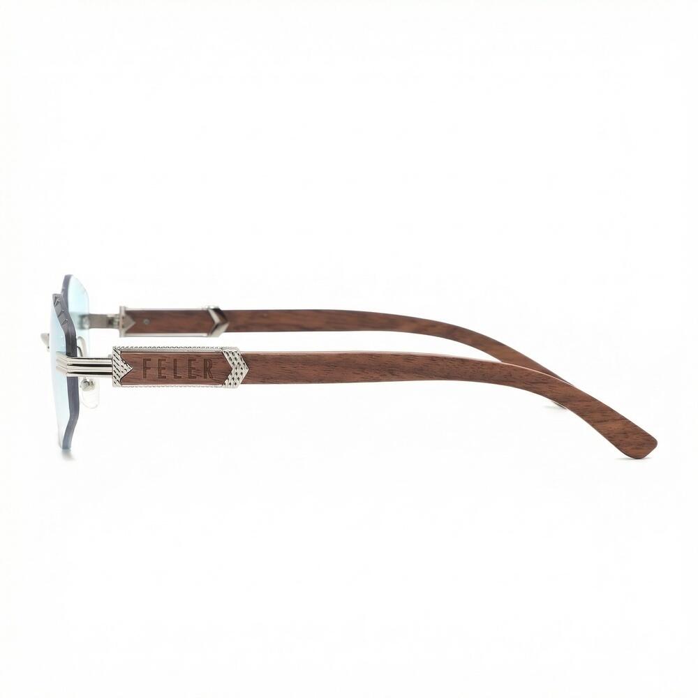 Gafas de Sol Feler 1819-3 Polarizadas de Madera Unisex 57 mm 3/6