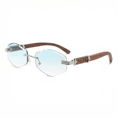 Zonnebril van hout feler 2819-5 unisex, maat 45 mm