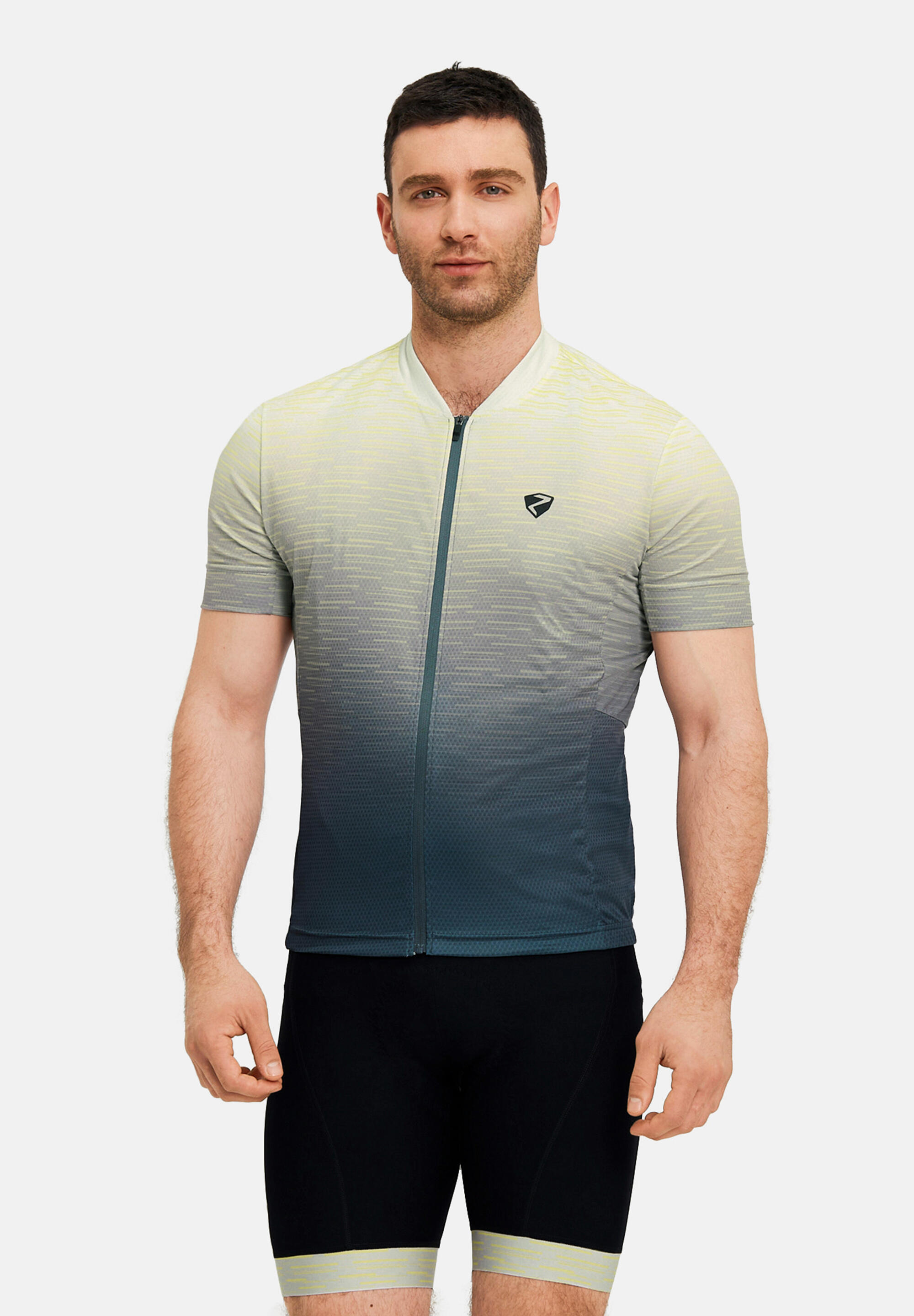 Kurzärmeliges Radtrikot NELETE-Z grau 3/5