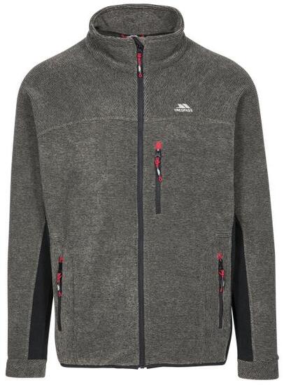 Trespass Jynx Herren-Fleece mit Rippstruktur Oliv/Dunkelgrau