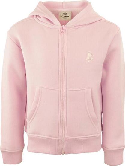 Sweat zippé enfant Athl. dpt Tullia rose 116-122