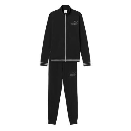 Ensemble femme - Casual - Tuta zippée avec logo strass - PUMA - Noir
