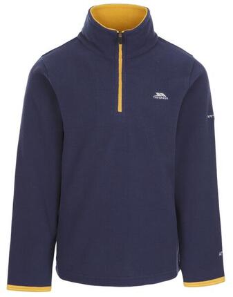 Trespass Etto Polaire Homme Microfleece 1/2 Zip Marine