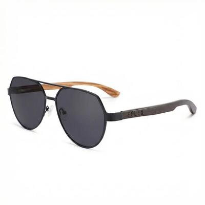 Zonnebril van hout feler 2805-3 unisex, maat 55 mm