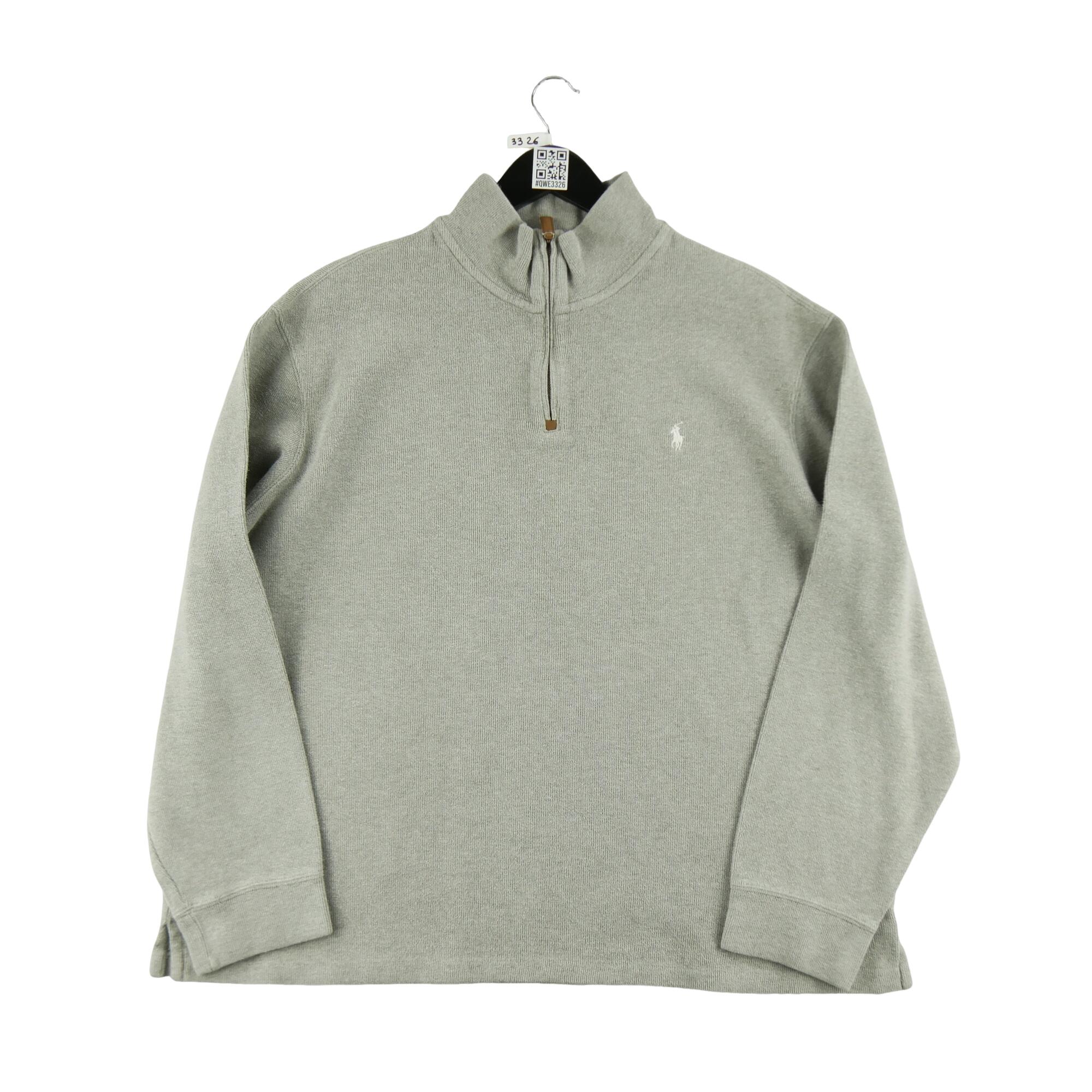 RALPH LAUREN Reconditionné - Pull Homme col camionneur quarter-zip - Excellent