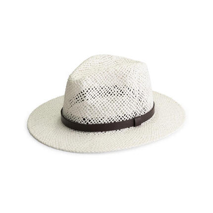 York Unisexe - Chapeau de paille - Blanc