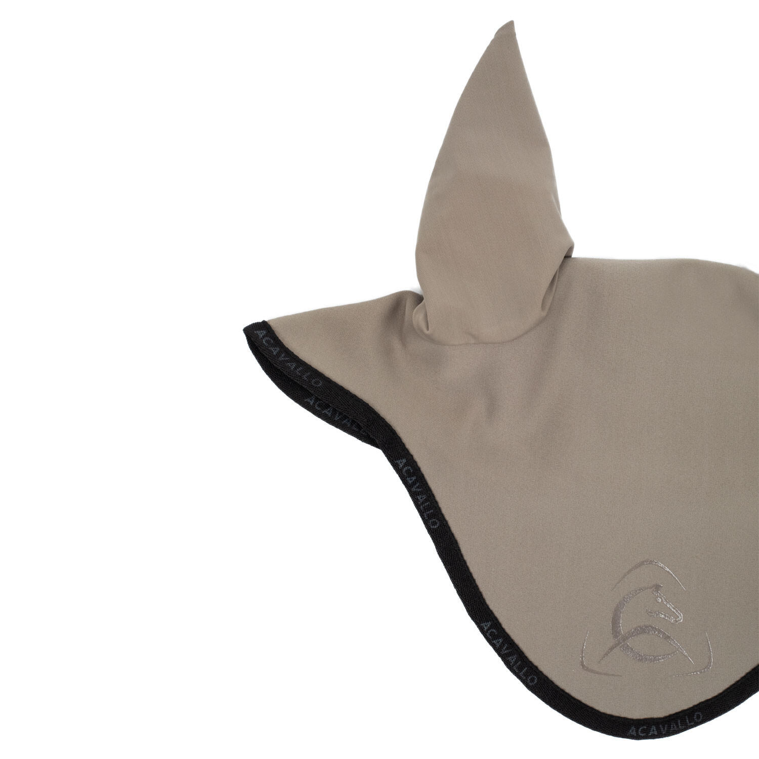 Badehaube aus spandex mit silikonlogo 3/4