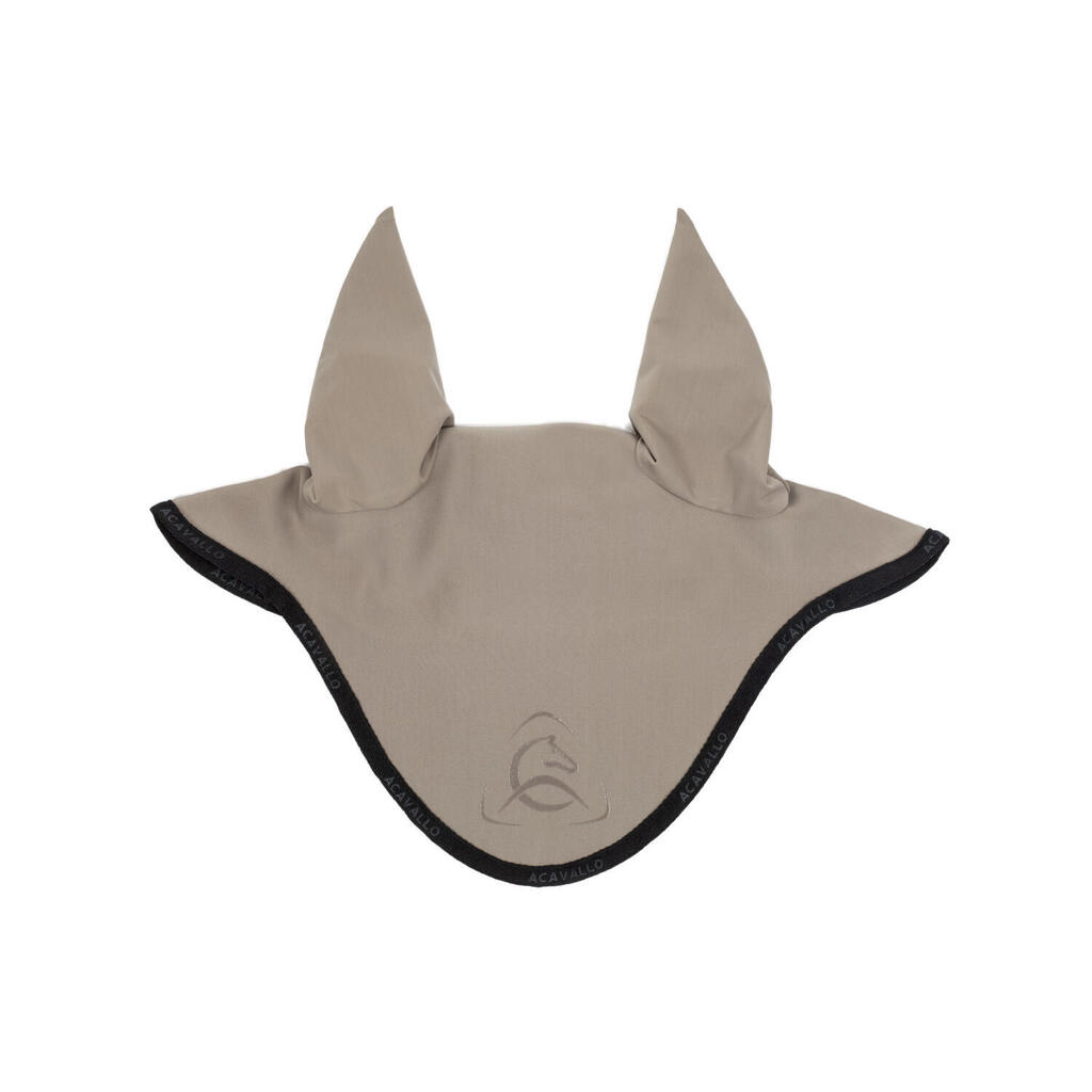 Elastane swim cap with silicone logo