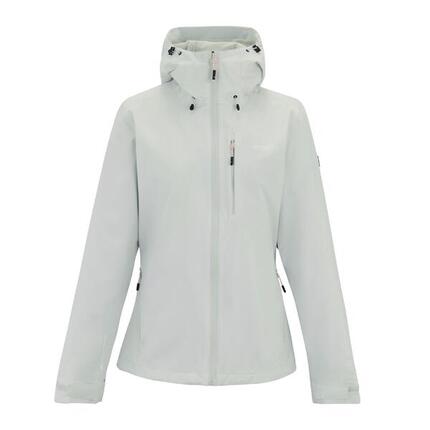 Veste Imperméable À Capuche OKLARNA Femme (Gris Pâle)