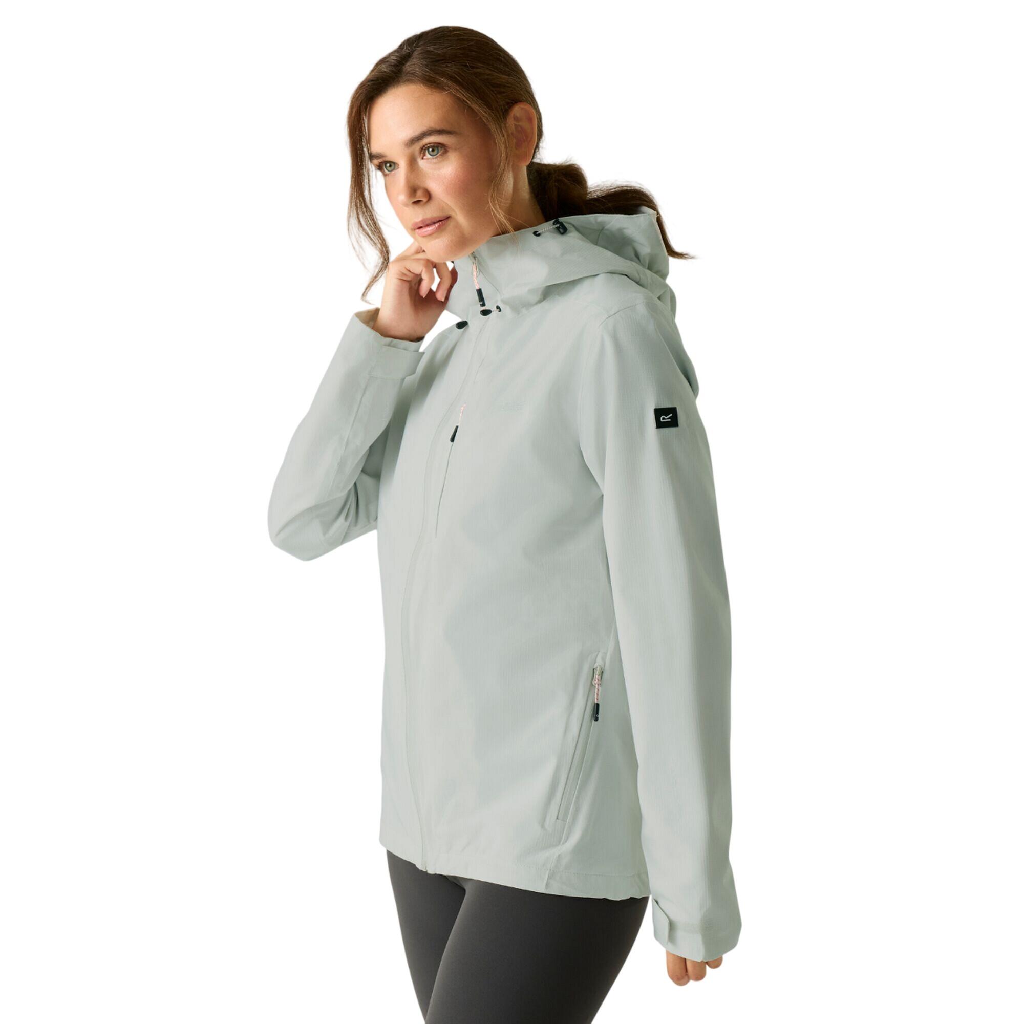 Chaqueta Impermeable Oklarna para Mujer Gris Amanecer 4/5