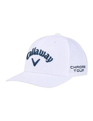 Callaway NEW Tour Performance Pro 26 Cappellino da golf da uomo bianco/rosso