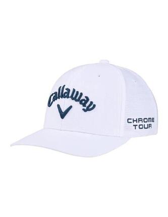 Callaway NEW Tour Performance Pro 26, Gorra de Golf para Hombre, Blanco/Verde
