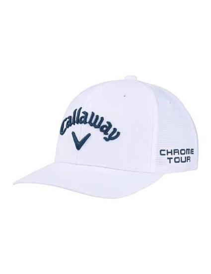 Callaway NEW Tour Performance Pro 26 Cappellino da golf da uomo bianco/rosso